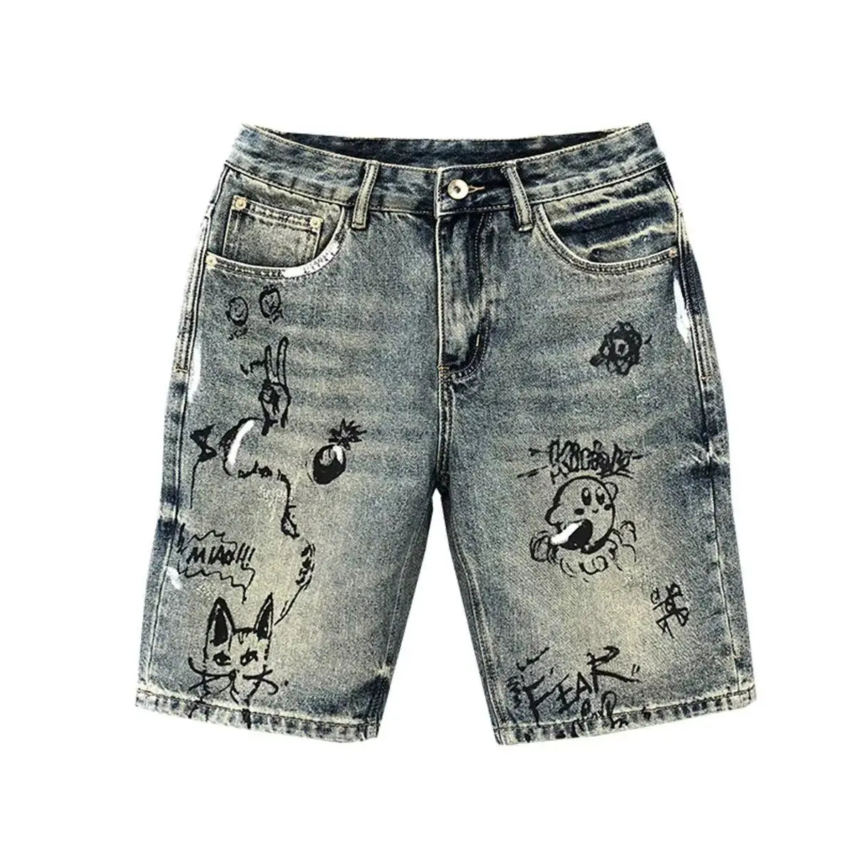 Pantalones Cortos Vaqueros Rogue Cartoon