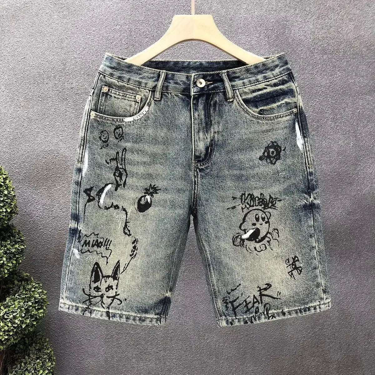 Pantalones Cortos Vaqueros Rogue Cartoon