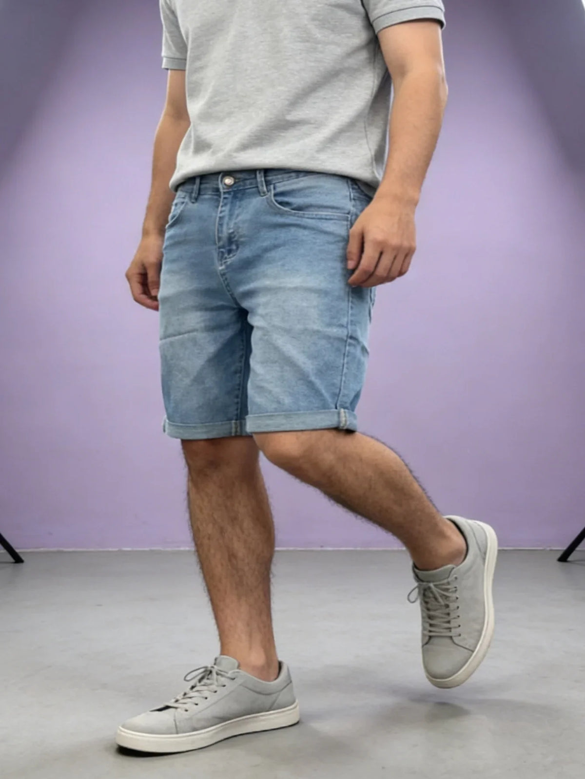 Pantalones Cortos Vaqueros Slim Luca