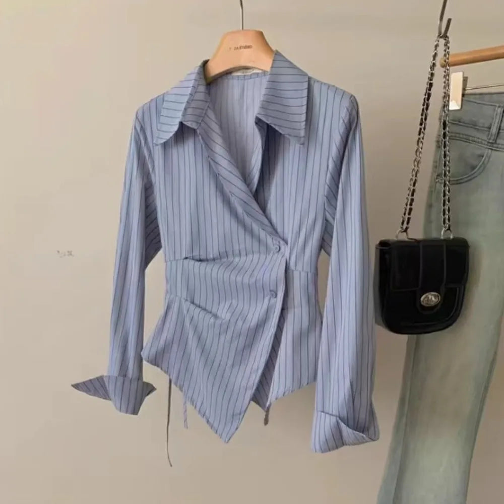 Camisa de Rayas Clásica Amelia