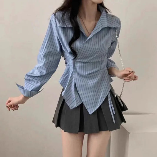 Camisa de Rayas Clásica Amelia