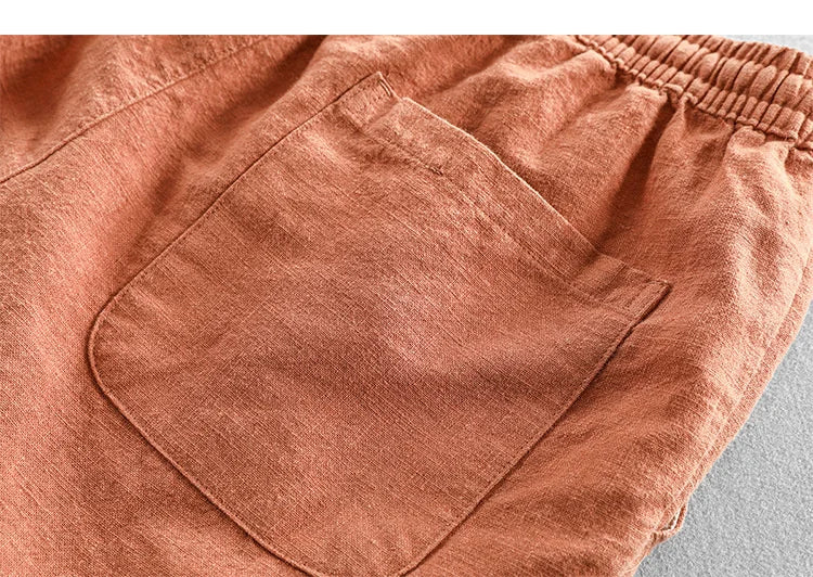 Pantalones Cortos de Lino Logan